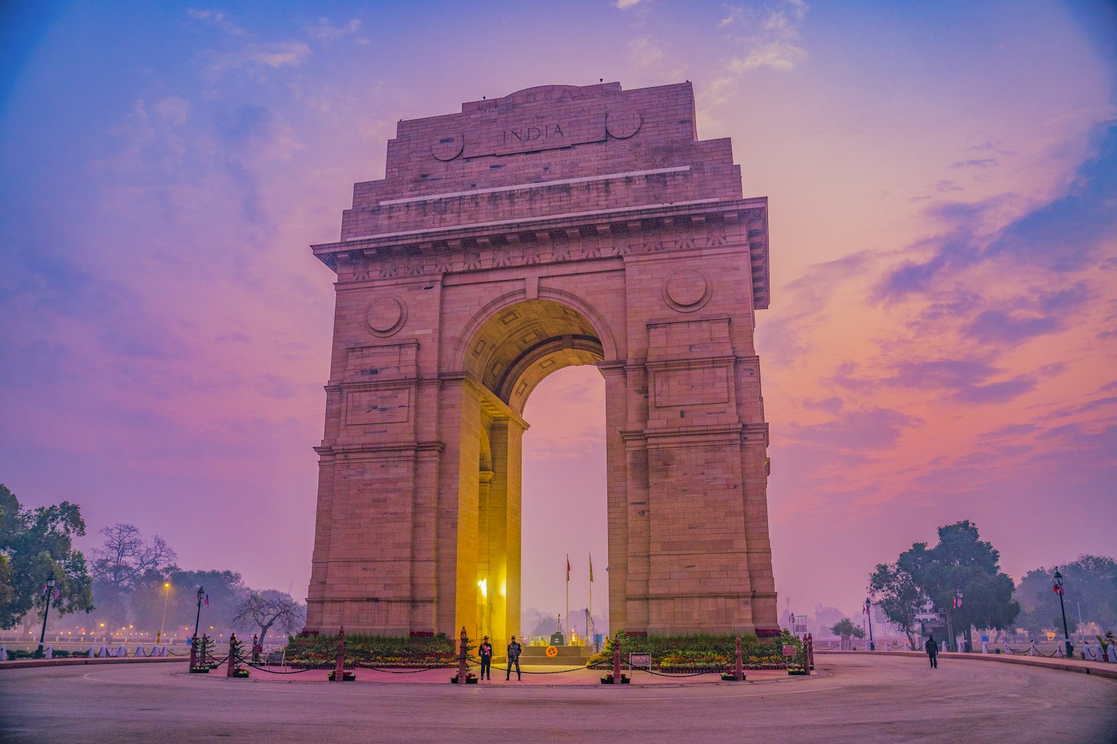 India Gate at dawn representing government departments and public-sector digital services