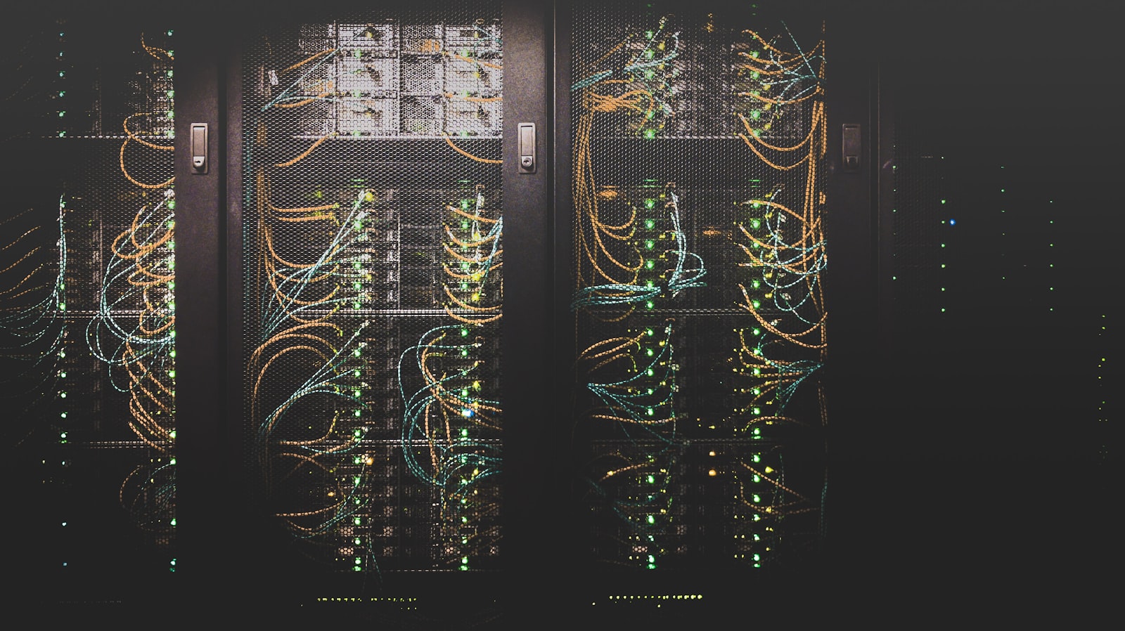 Server infrastructure representing cybersecurity and cloud security